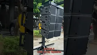 Hot selling double 8 inch Line Array Speaker KA208  display and ready for testing!