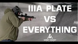 IIIA Armor Plate vs. Pistol and Rifle Rounds