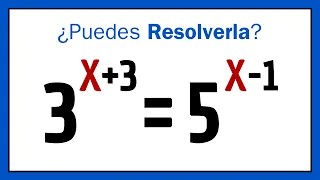 ECUACIÓN EXPONENCIAL con POTENCIAS de Distinta Base | ¿Puedes Resolverla? | Matemáticas Básicas