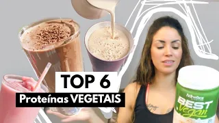 TOP 6 PROTEÍNAS vegetais - (suplementação)