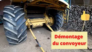 Démontage du convoyeur