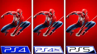 Spider-Man Remastered | PS5 - PS4 - PS4 Pro | Graphics & FPS Comparison
