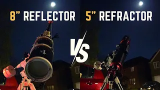 Sky-Watcher 200p vs StellaMira 125 ED on the Moon