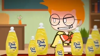 "Johnny has 19 bottles of dish soap" || Captain Underpants