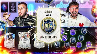 EINER ist SAUER..😡RANDOM ICON PLAYER PICK SQUAD BUILDER BATTLE 🔥🔥Wakez vs IamTabak