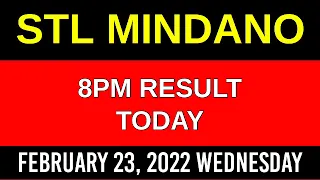 STL MINDANAO 8PM RESULT TODAY February 23, 2022 PARES SWER2 SWER3 SWER4 EVENING RESULT 3RD DRAW