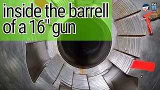 Inside The Barrel Of A 16 Inch Gun