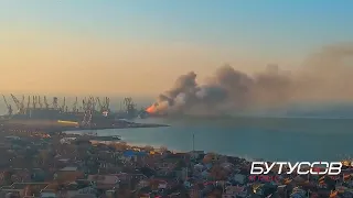 Повна версія відео знищення великого десантного корабля ВМФ РФ  Саратов "Точкой-У"