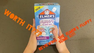 Reviewing the Elmer’s Fluffy Slime Kit! | Slime