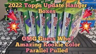 OMG I can't believe it Amazing Julio Rodriguez Pulled 2022 Topps Update Baseball Hanger Box Rip