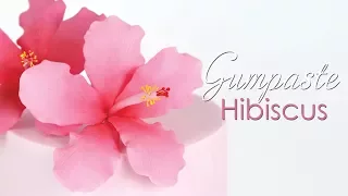 Gumpaste Hibiscus Flower Tutorial