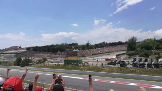 Vettel overtake Bottas Spanish GP 2017!