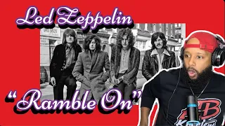 FIRST TIME HEARING | LED ZEPPELIN - "RAMBLE ON" | ROCK BAND REACTION!!