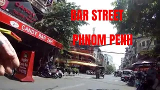 NIGHTLIFE AND BARS STREET 136 - DAY WALK PHNOM PENH CAMBODIA