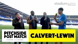 PITCHSIDE: Dominic Calvert-Lewin post match | Everton 1-0 Arsenal | Astro SuperSport