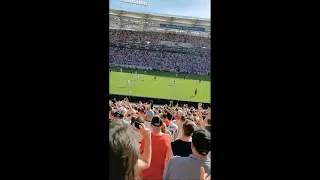 Stimmung gegen Ende des Spiels, VfB Stuttgart - 1.FC Köln