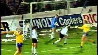 Sverige - Väst Tyskland  2-2  1985