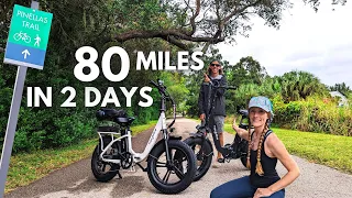 St Petersburg FL to Tarpon Springs on E-Bikes | Pinellas Trail Guide | E-Bike Adventures of St Pete