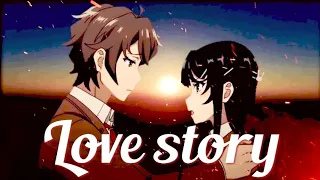 『AMV』Love story 『аниме клип 』