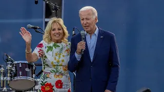 Jill Biden 'swoops in' to save a 'lost' Joe Biden