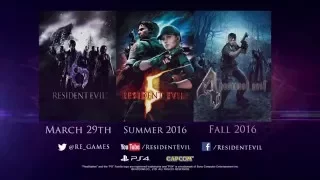 Resident Evil 4, 5, 6 — трейлер анонса для PS4