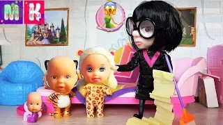 NEW NANNY KATIE 2 MAX AND DIANA drôle #cartoons dolls videos for #children