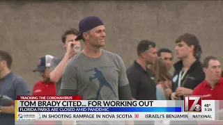 Tom Brady cited for working out in Florida park