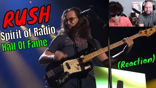 Rush perform "Spirit of Radio" at the 2013 Rock & Roll Hall of Fame Induction Ceremony (Reaction)