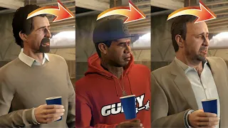 Every GTA 5 Character Taunts Michael