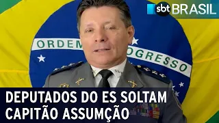 Capitão Assumção tem prisão revogada por Assembleia Legislativa no ES | SBT Brasil (06/03/24)