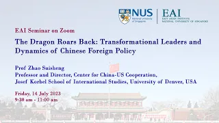 The Dragon Roars Back: Transformational Leaders & Dynamics of Chinese Foreign Policy ~ Zhao Suisheng