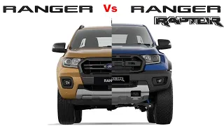 Ford Ranger Raptor vs Ford Ranger
