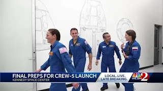 Final preparations underway for Crew-5 launch at Kennedy Space Center