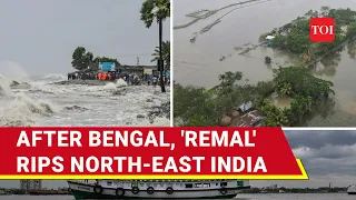 Dozens Of Lives, 60,000 Homes Wiped Out By Cyclone Remal; Red Alert In Assam, Meghalaya