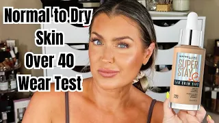 MAYBELLINE Super Stay 24H Skin Tint + Vitamin C | 1st Impression Wear Test Review | HOTMESS MOMMA MD