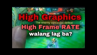 Huawei Y6p Mobile Legends Gameplay | Game Test | High Settings | High Frame Rate