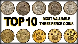 TOP 10 BRITISH THREE PENCE COINS WORTH BIG MONEY!!