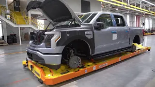 Ford F-150 Lightning pre-production at Rouge Electric Vehicle Center