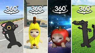 FIND Toothless Dance But Cat Meme COMPILATION | Tootless Dancing Finding Challenge 360º VR Video