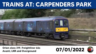 Trains at Carpenders Park 07/01/2022