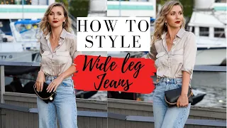 HOW TO STYLE WIDE LEG JEANS- WITH 6 OUTFIT IDEAS