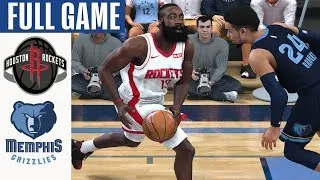 Rockets vs Grizzlies Full Game Highlights! January 14, 2020 NBA Season | NBA 2K20