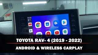 Android BOX на магнітолу Toyota RAV-4 2019-2022. Wireless CarPlay, AndroidAuto (YouTube, Waze)