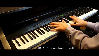 ABBA - The Winner Takes It All - 432 Hz - Piano Cover