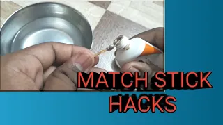 Toothpaste VS  Matchstick || Life Hack  ||  simple Trick  hack #matchstick #technicalexperiment