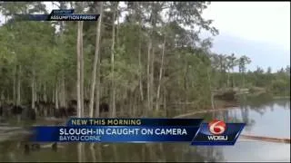 Sinkhole collapse caught on camera