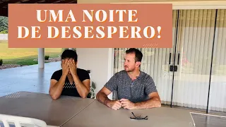 UMA NOITE MUITO DIFÍCIL E DE DESESPERO! PASSAMOS MUITO SUSTO COM O PAPAI/ NUBIA VIANA