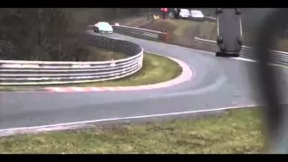 Nurburgring Crash Nissan GT R 2015