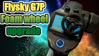 Flysky G7P foam wheel upgrade.