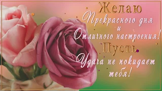 💗🌞Желаю прекрасного дня и отличного настроения! Пусть удача не покидает тебя! 💗🌞